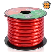 Pyramid 4 Gauge Clear Red Power Wire 25 Ft. Ofc RPR425